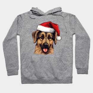 Santa German Shepherd Hoodie